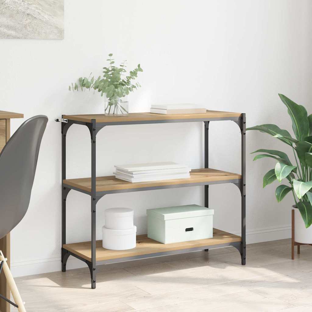 vidaXL Βιβλιοθήκη Artisan Oak 80 x 33 x 70,5 εκ.