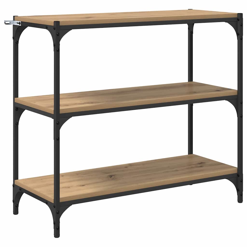 vidaXL Βιβλιοθήκη Artisan Oak 80 x 33 x 70,5 εκ.