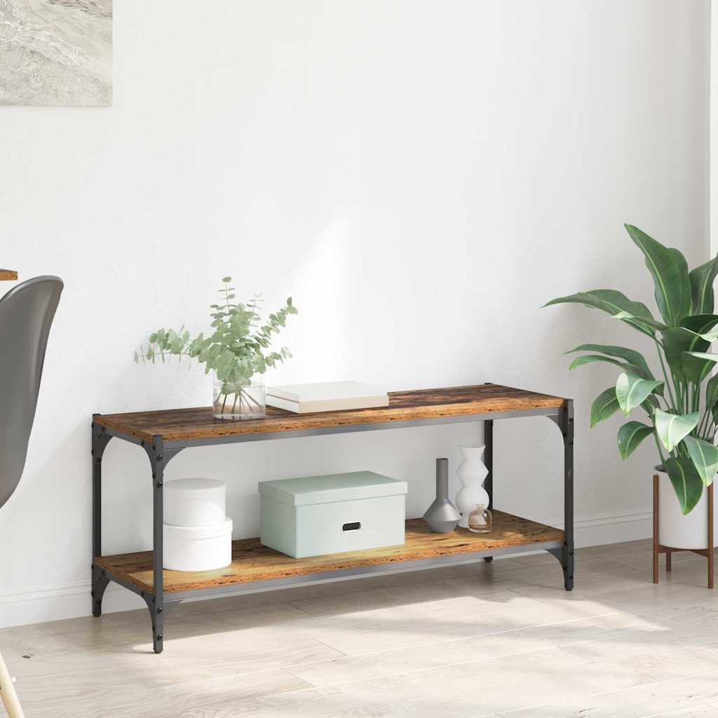 vidaXL Ντουλάπι TV Παλιό Ξύλο 100x33x41εκ.