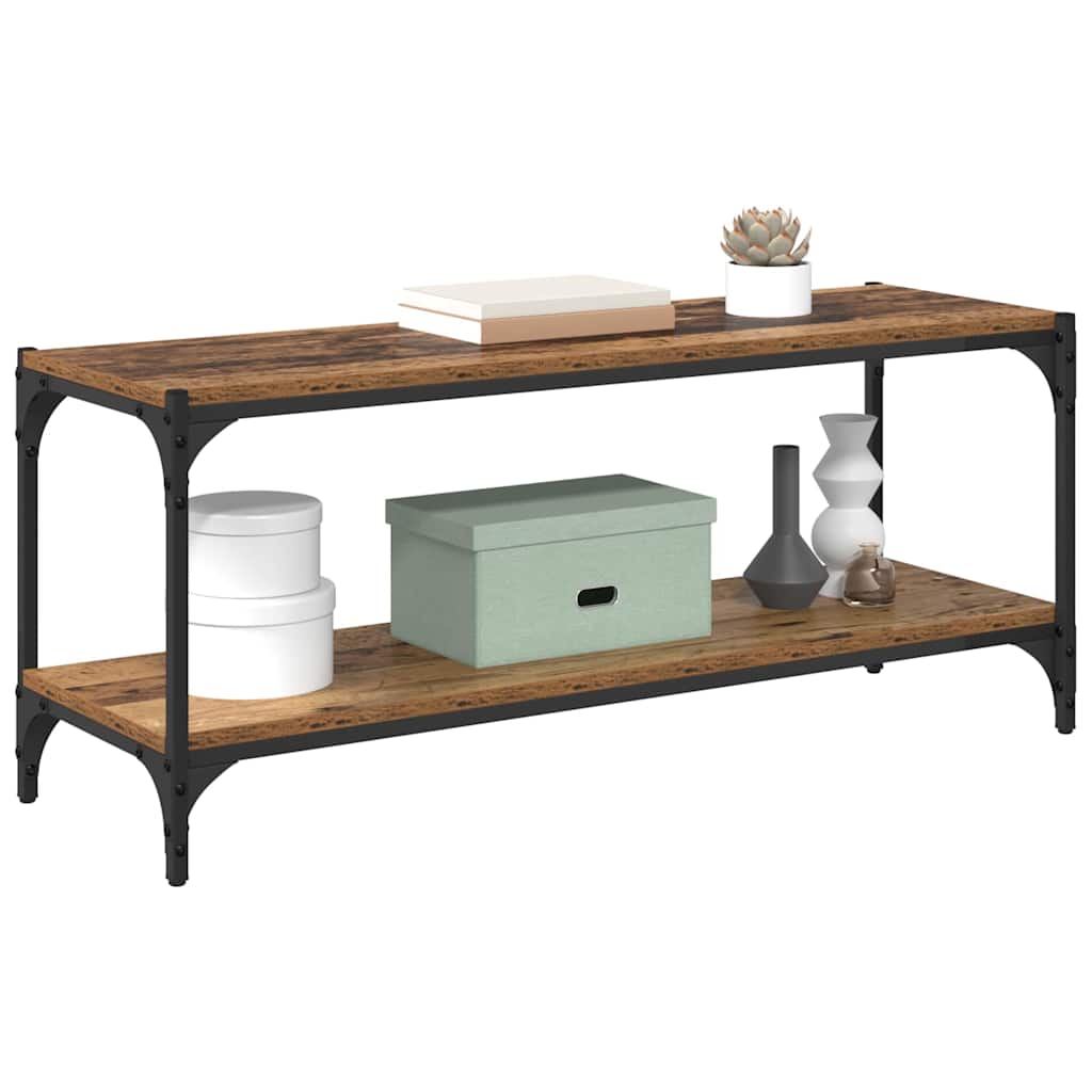 vidaXL Ντουλάπι TV Παλιό Ξύλο 100x33x41εκ.