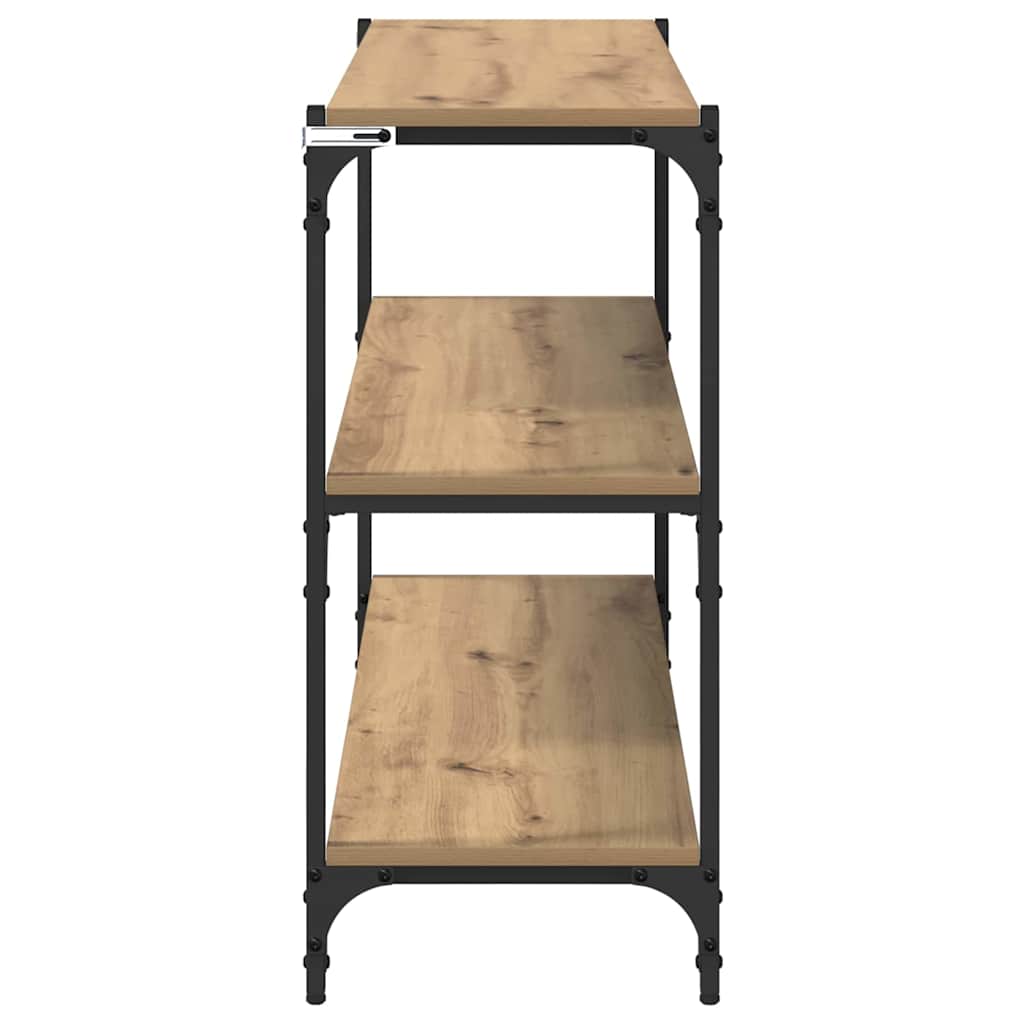 vidaXL Βιβλιοθήκη artisan δρυς 100 x 33 x 70,5 εκ.