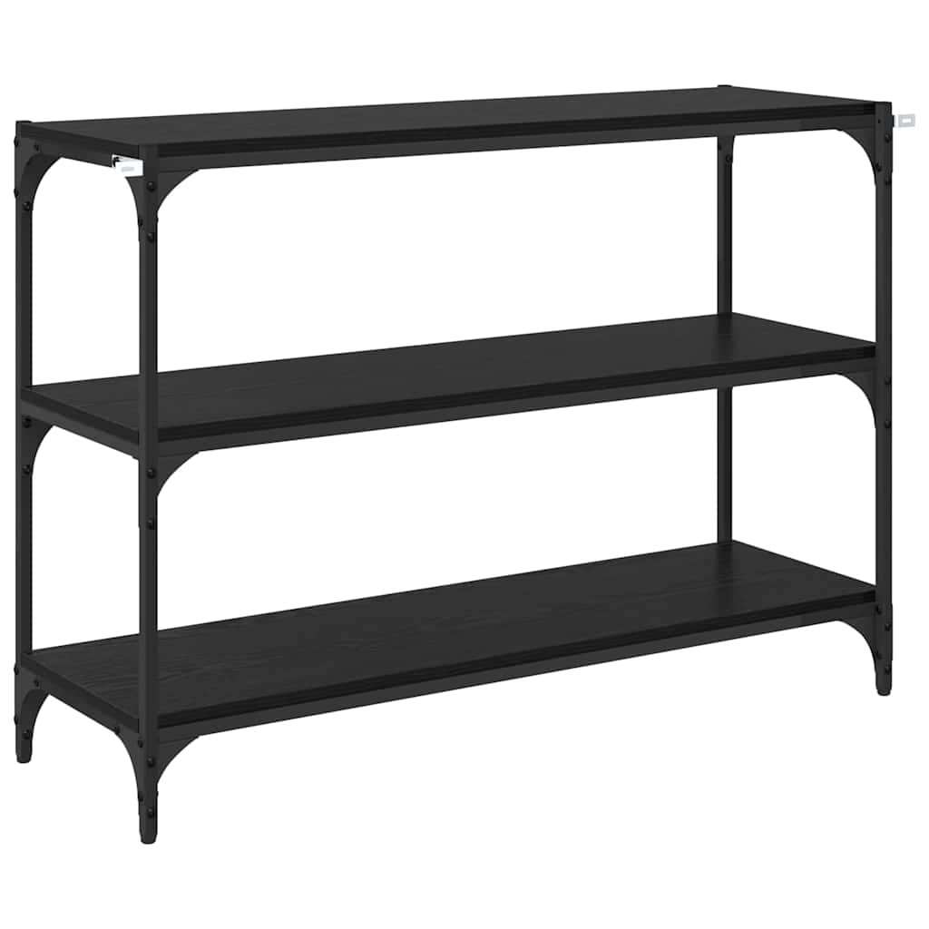 vidaXL Βιβλιοθήκη Μαύρη δρυς 100 x 33 x 70,5 εκ.