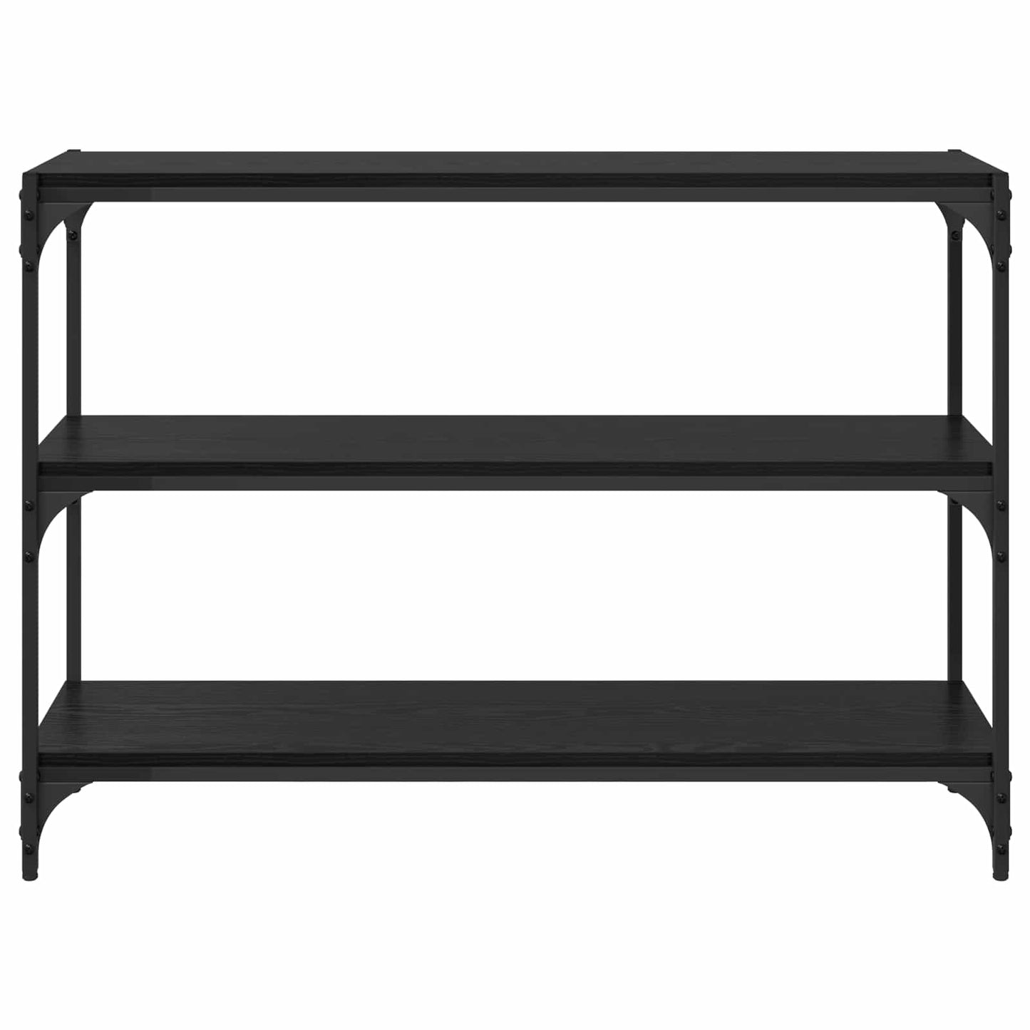 vidaXL Βιβλιοθήκη Μαύρη δρυς 100 x 33 x 70,5 εκ.