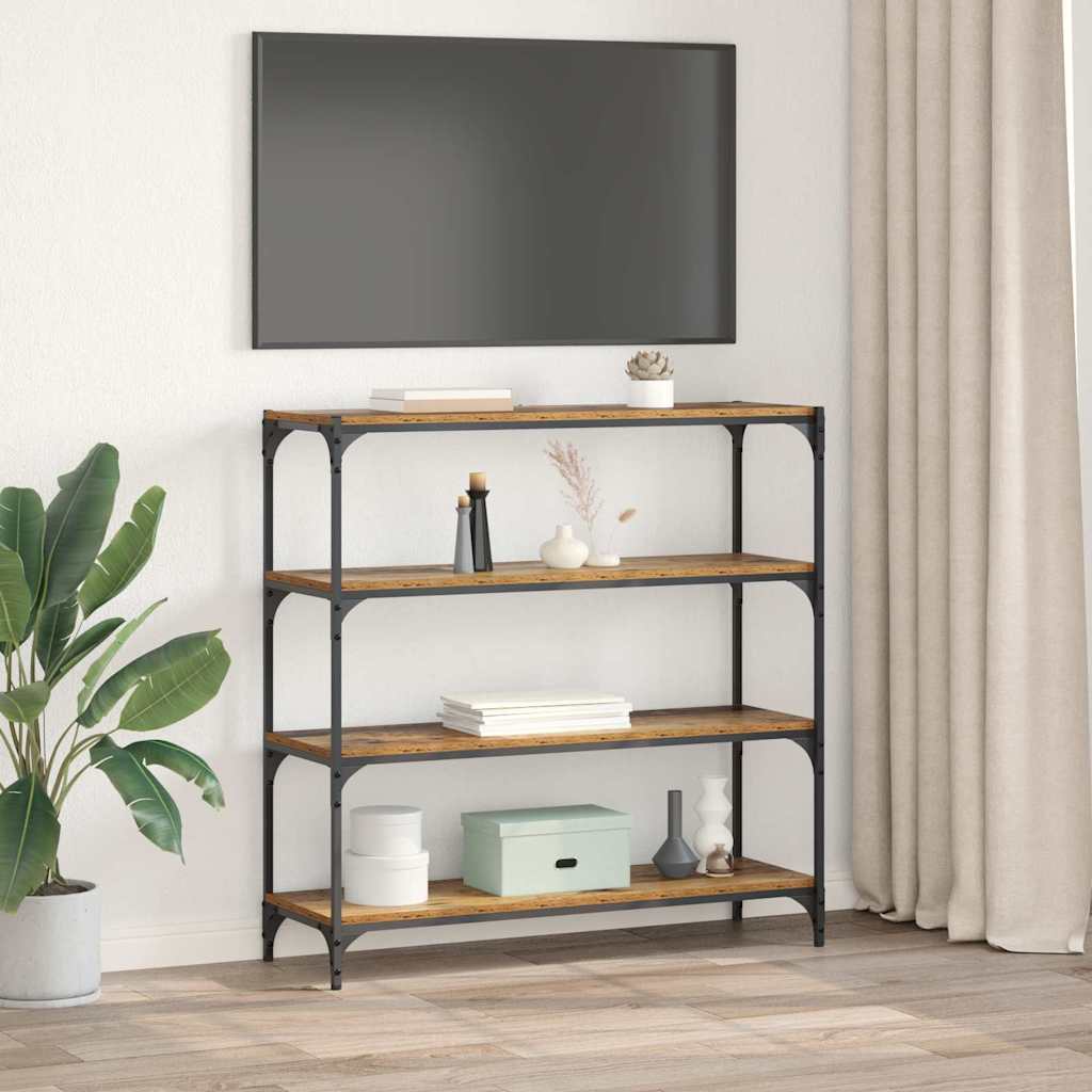 vidaXL Βιβλιοθήκη Παλιό Ξύλο 100 x 33 x 100 εκ.