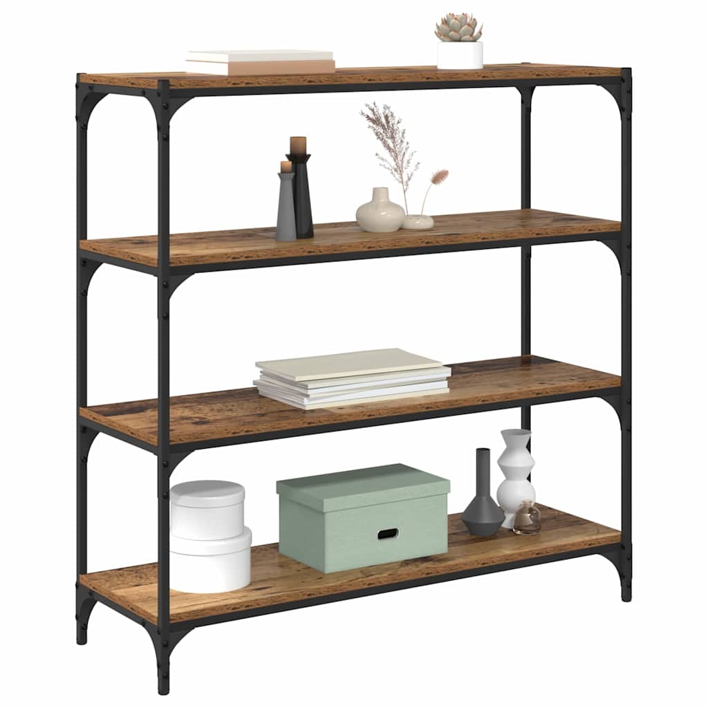 vidaXL Βιβλιοθήκη Παλιό Ξύλο 100 x 33 x 100 εκ.