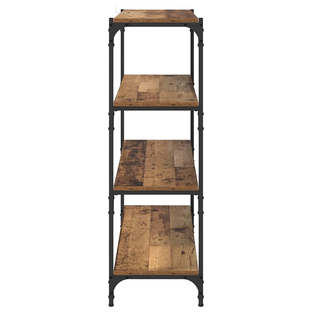 vidaXL Βιβλιοθήκη Παλιό Ξύλο 100 x 33 x 100 εκ.