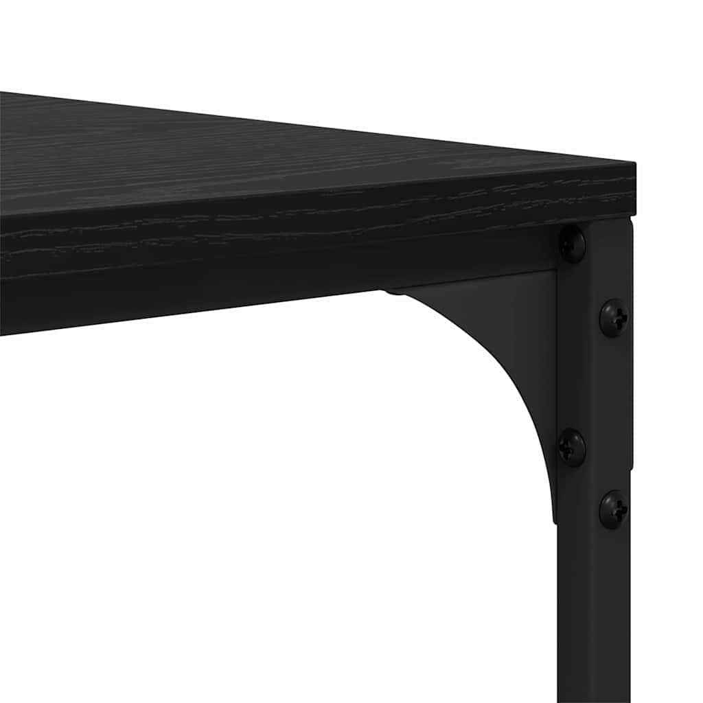 vidaXL Τραπεζάκι σαλονιού Μαύρη Οξυά 100 x 50 x 35 cm