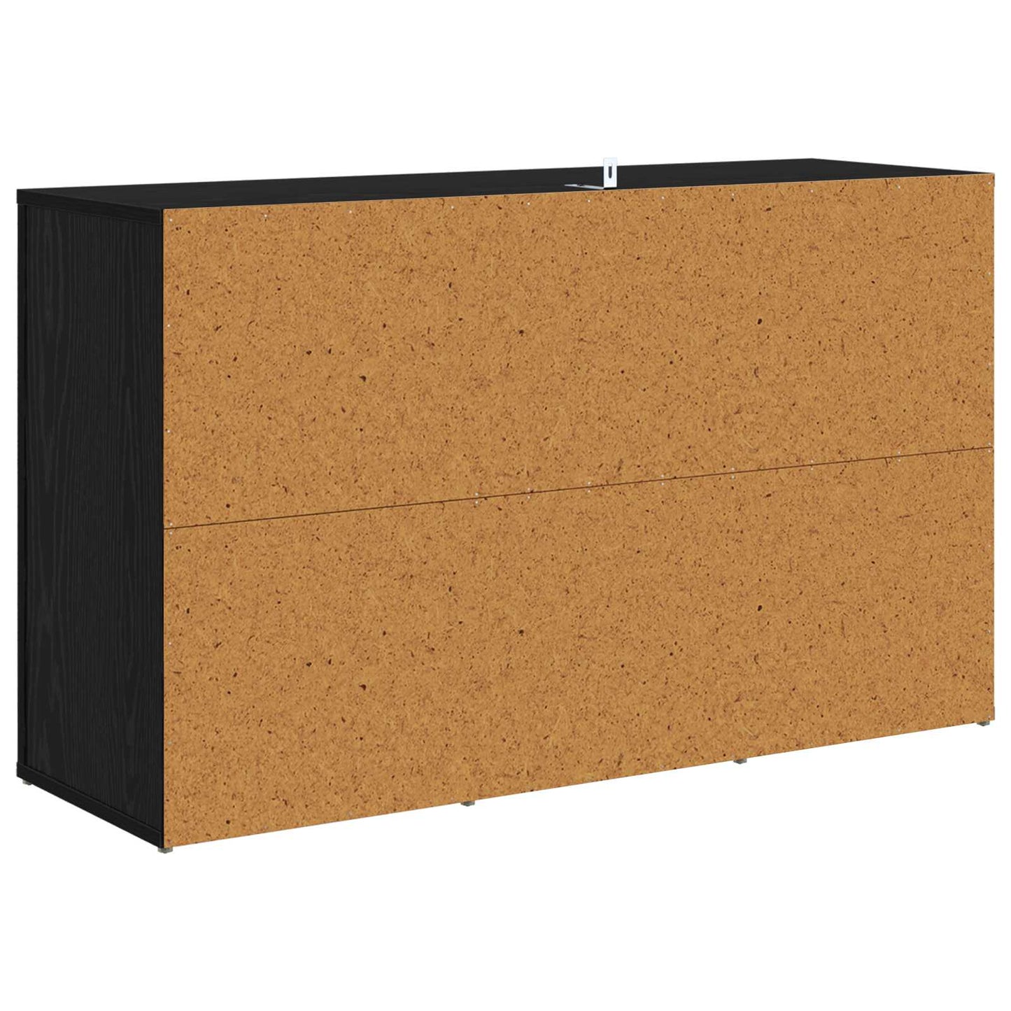 vidaXL Πλαϊνό γραφείο με συρτάρι Μαύρη Οξυά 100 x 33 x 59.5 εκ.