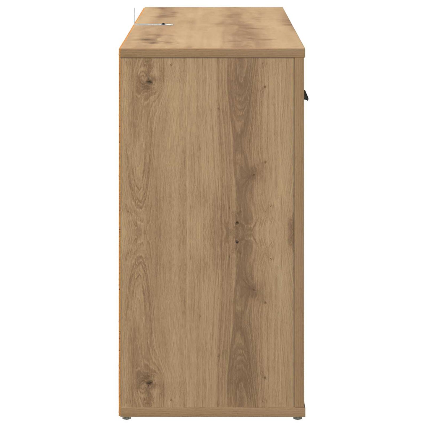 vidaXL Πλαϊνό γραφείο με συρτάρι Artisan Oak 100 x 30 x 59,5 εκ