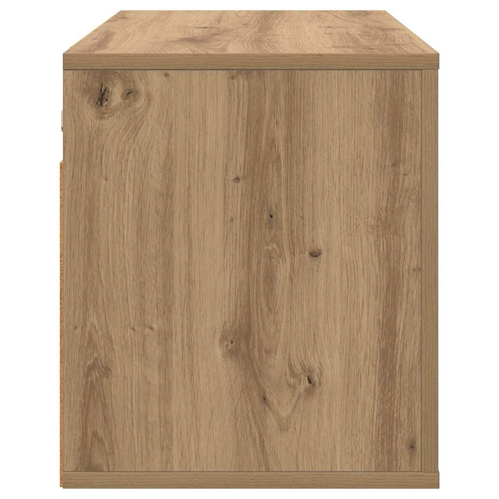 vidaXL Κρεμαστό Ντουλάπι Τηλεόρασης artisan δρυς 80 x 34.5 x 40 εκ