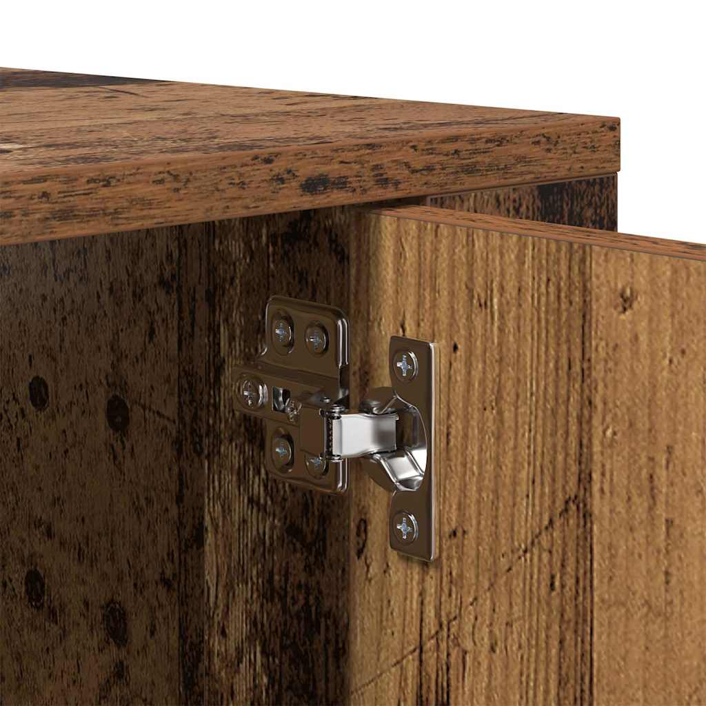 vidaXL Κρεμαστό Ντουλάπι Τηλεόρασης Παλιό Ξύλο 100 x 34,5 x 40 εκ