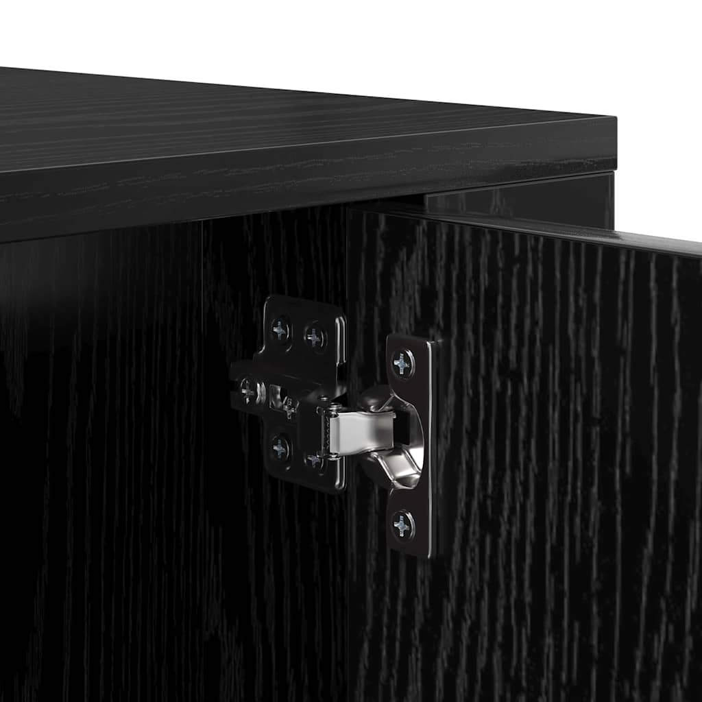 vidaXL Κρεμαστό Ντουλάπι Τηλεόρασης Μαύρη Οξυά 100 x 34,5 x 40 εκ