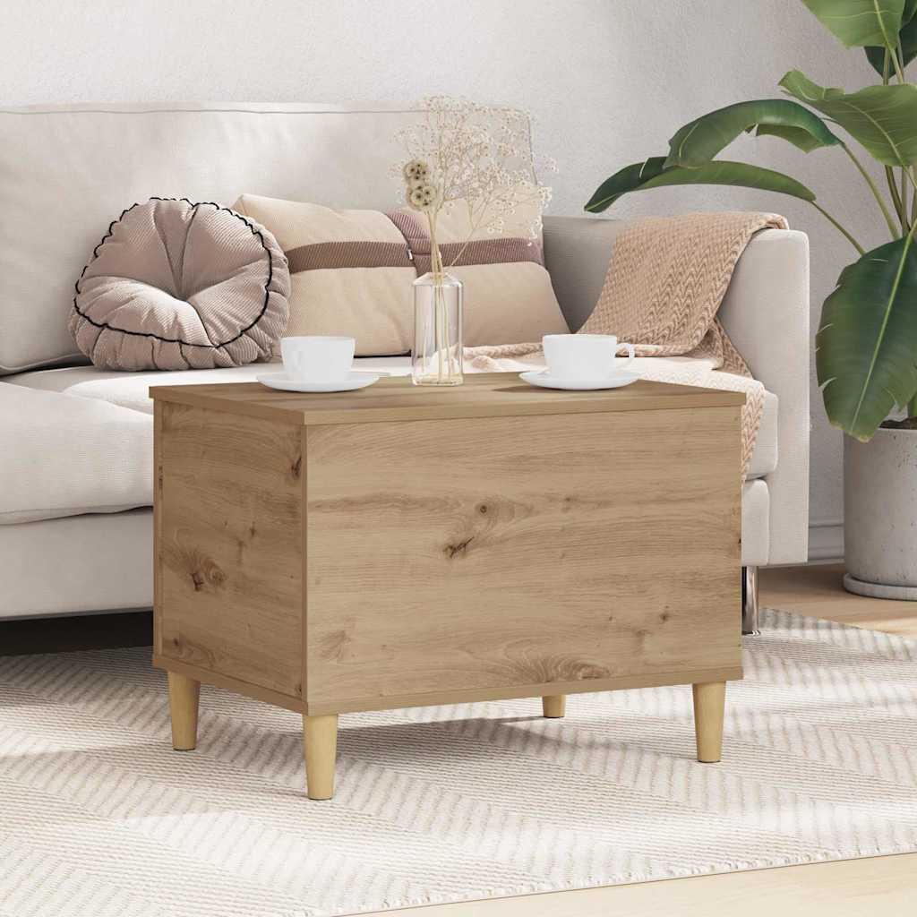 vidaXL Κομοδίνο Artisan Oak 60 x 44,5 x 45 εκ Επεξεργασμένο ξύλο