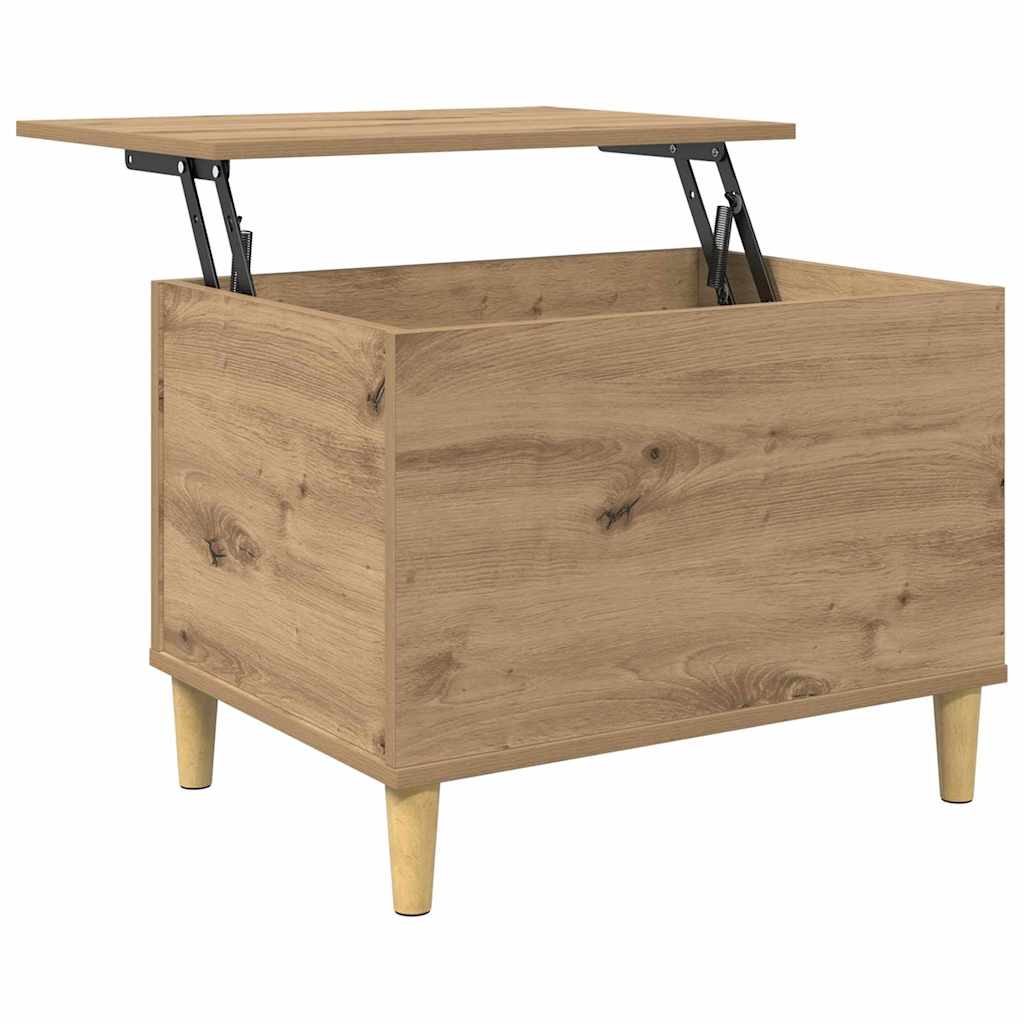 vidaXL Κομοδίνο Artisan Oak 60 x 44,5 x 45 εκ Επεξεργασμένο ξύλο