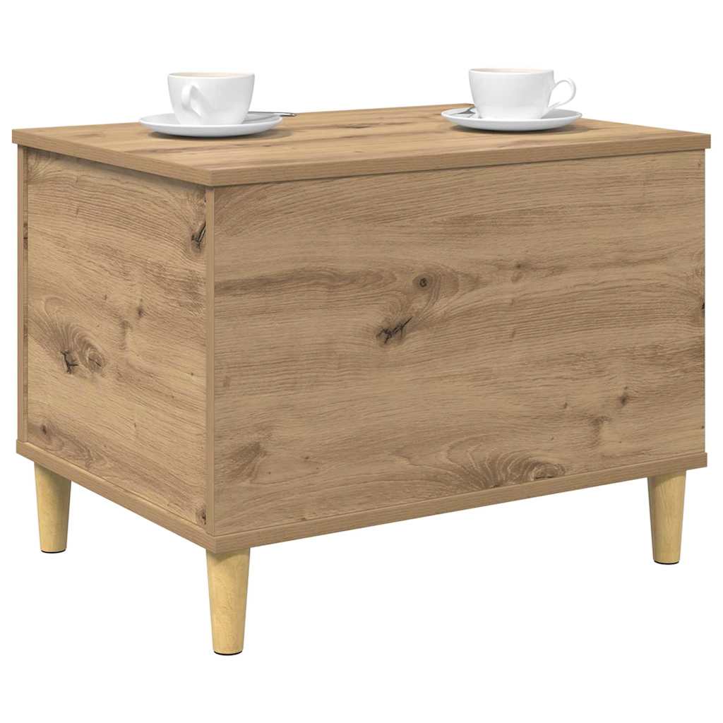 vidaXL Κομοδίνο Artisan Oak 60 x 44,5 x 45 εκ Επεξεργασμένο ξύλο