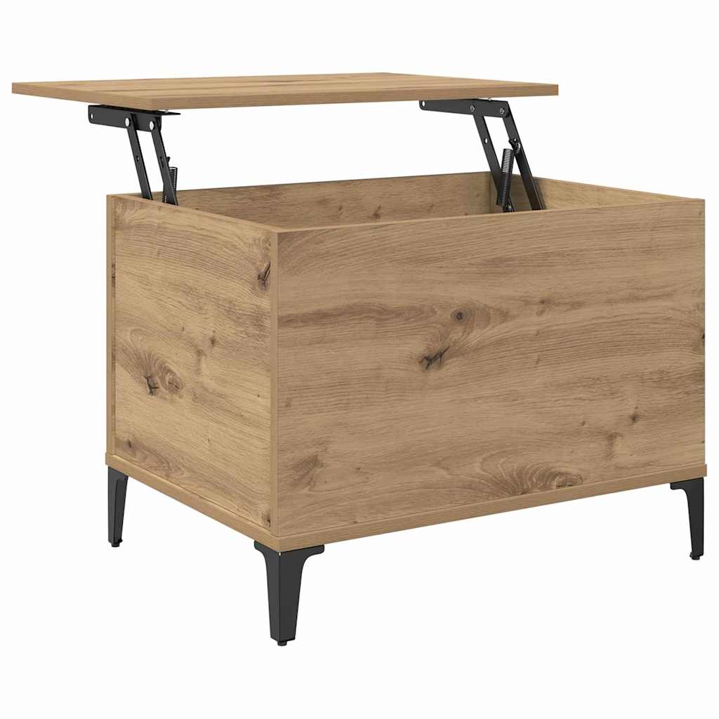vidaXL Τραπεζάκι σαλονιού Artisan Oak 60 x 44,5 x 45 εκ