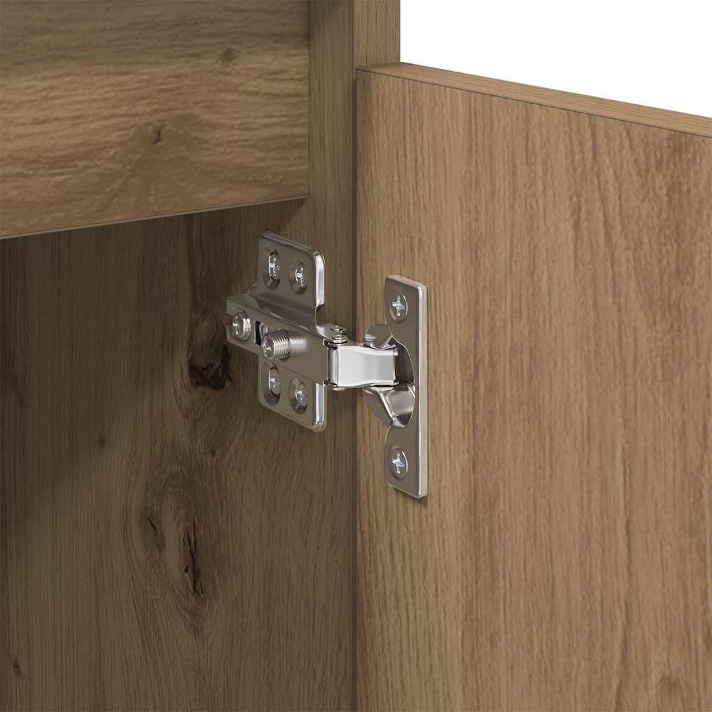 vidaXL Πλαϊνό γραφείο Artisan Oak 60 x 35 x 70 cm Επεξεργασμένο ξύλο