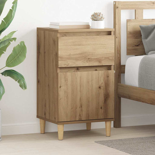 vidaXL Κομοδίνο Artisan Oak 40 x 35 x 70 εκ. Επεξεργασμένο ξύλο
