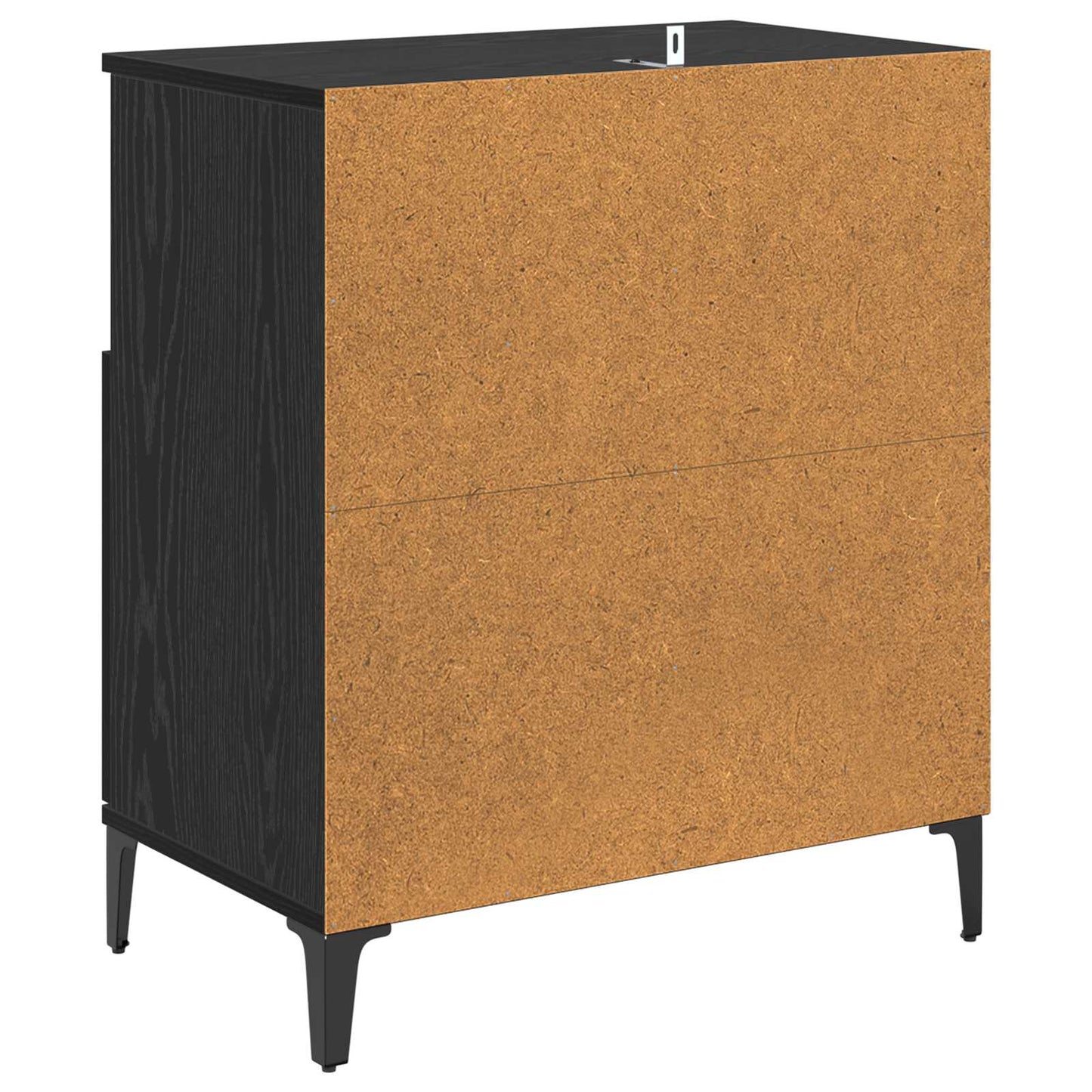 vidaXL Πλαϊνό γραφείο Μαύρη Οξυά 60 x 35 x 70 cm Επεξεργασμένο ξύλο
