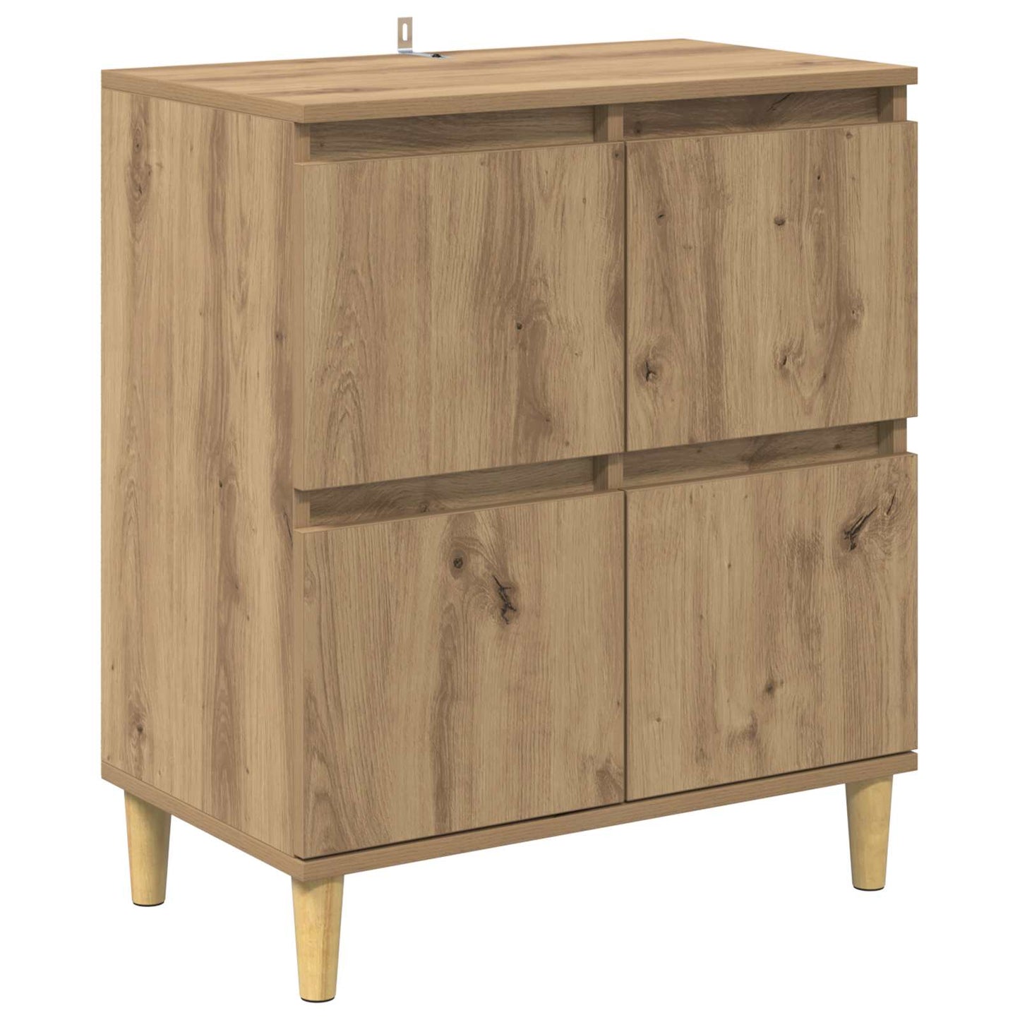 vidaXL Πλαϊνό γραφείο Artisan Oak 60 x 35 x 70 cm Επεξεργασμένο ξύλο