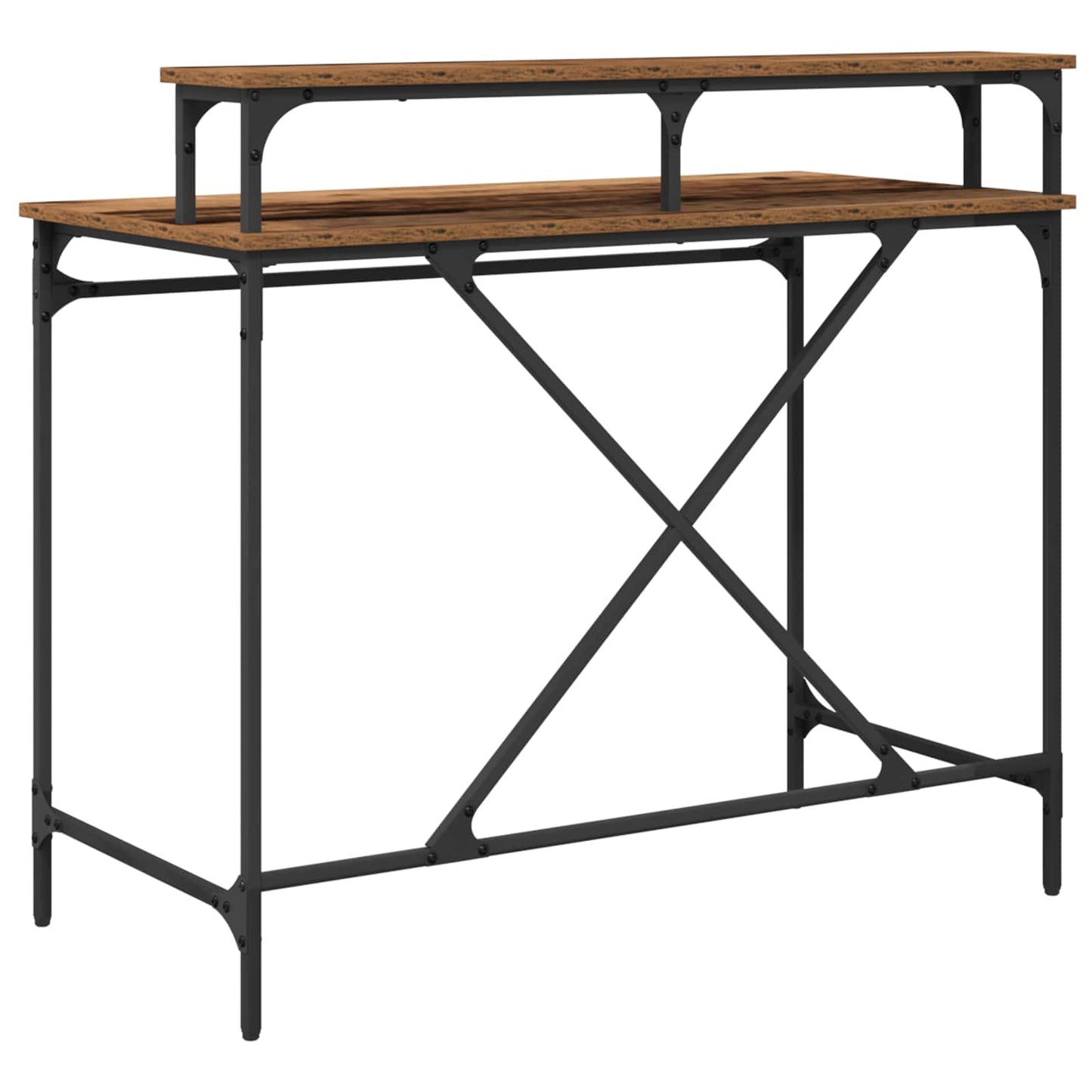 vidaXL Γραφείο Παλιό Ξύλο 100 x 50 x 90 cm Επεξεργασμένο Ξύλο