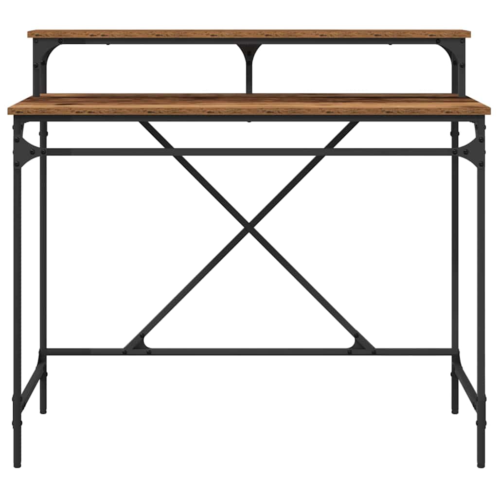 vidaXL Γραφείο Παλιό Ξύλο 100 x 50 x 90 cm Επεξεργασμένο ξύλο