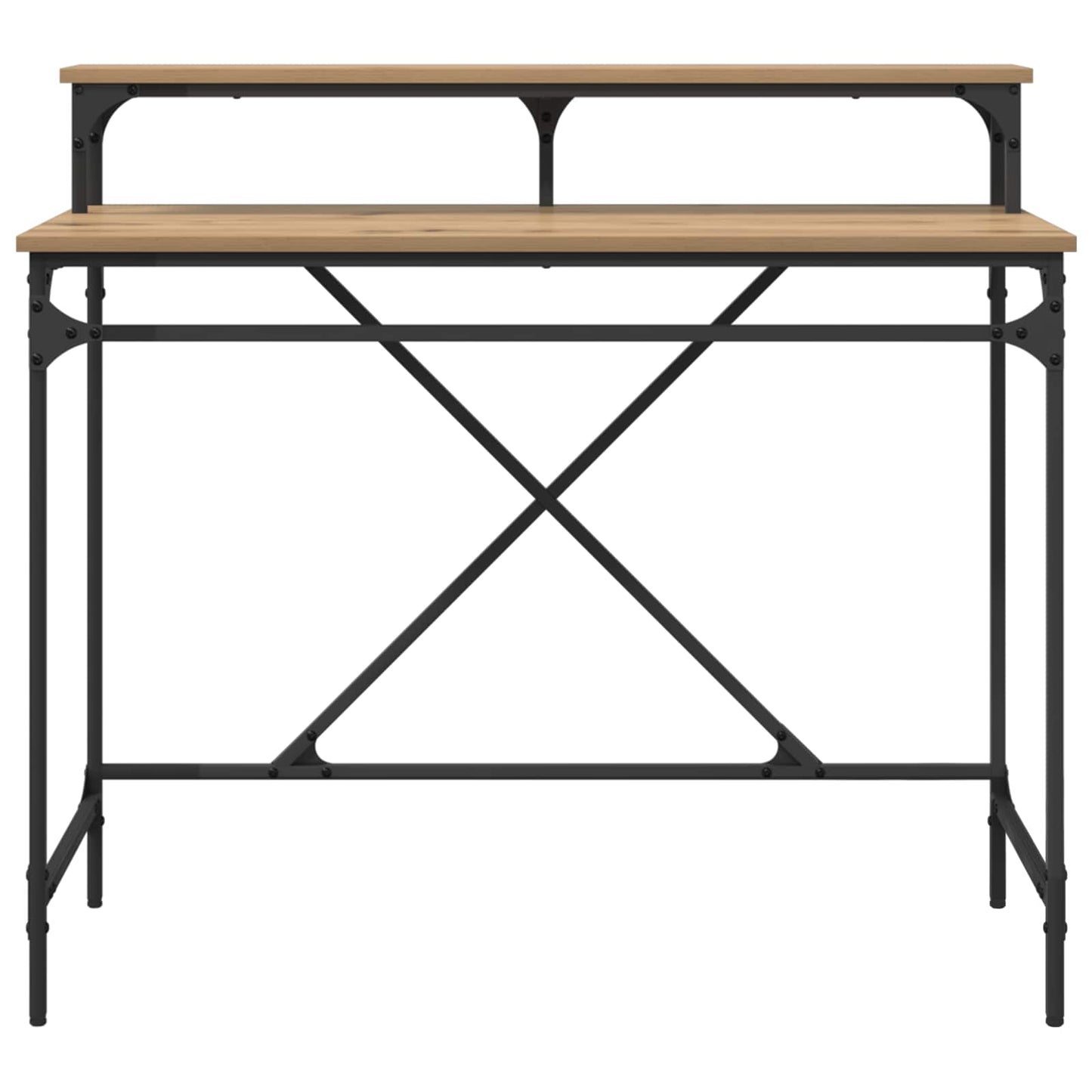 vidaXL Γραφείο Artisan Oak 100 x 50 x 90 cm Επεξεργασμένο Ξύλο