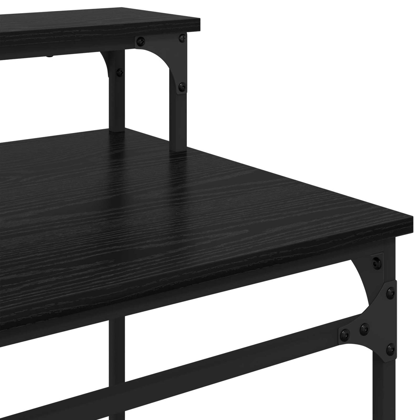 vidaXL Γραφείο Μαύρη Οξυά 80 x 50 x 90 cm Επεξεργασμένο Ξύλο