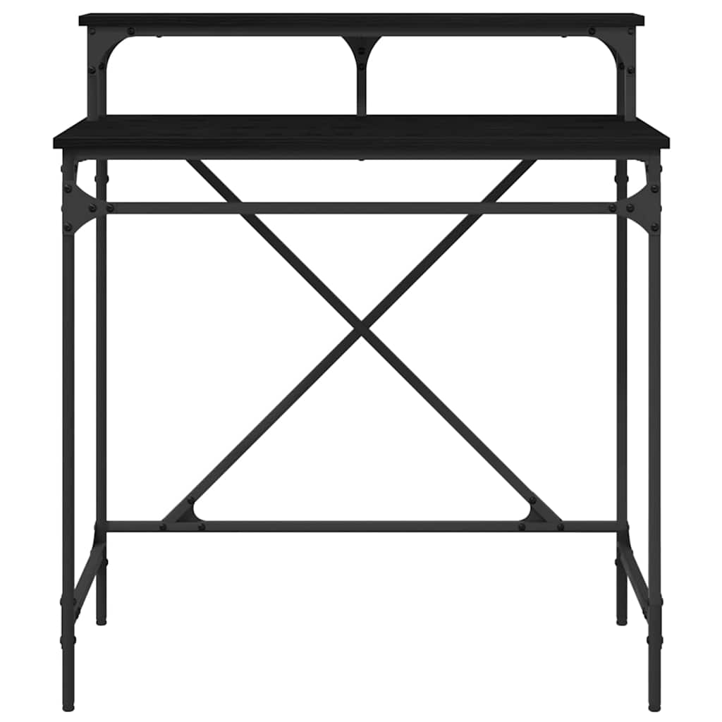 vidaXL Γραφείο Μαύρη Οξυά 80 x 50 x 90 cm Επεξεργασμένο ξύλο