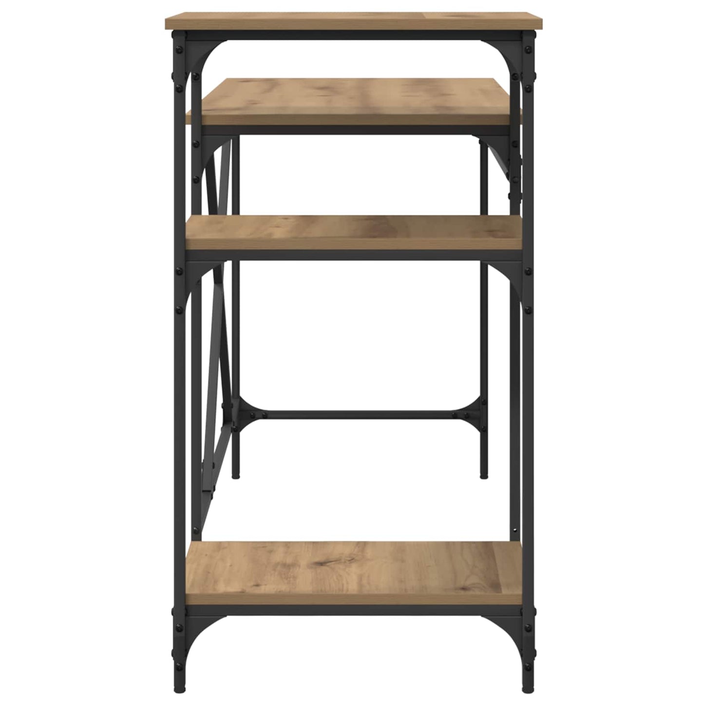 vidaXL Γραφείο Artisan Oak Επεξεργασμένο Ξύλο 135 x 50 x 90 cm