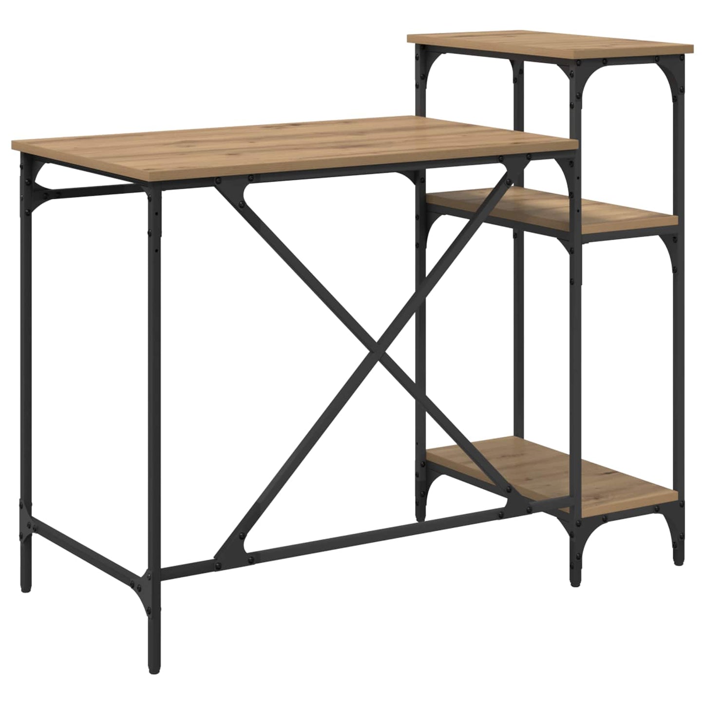 vidaXL Γραφείο Artisan Oak Επεξεργασμένο Ξύλο 105 x 50 x 90 cm