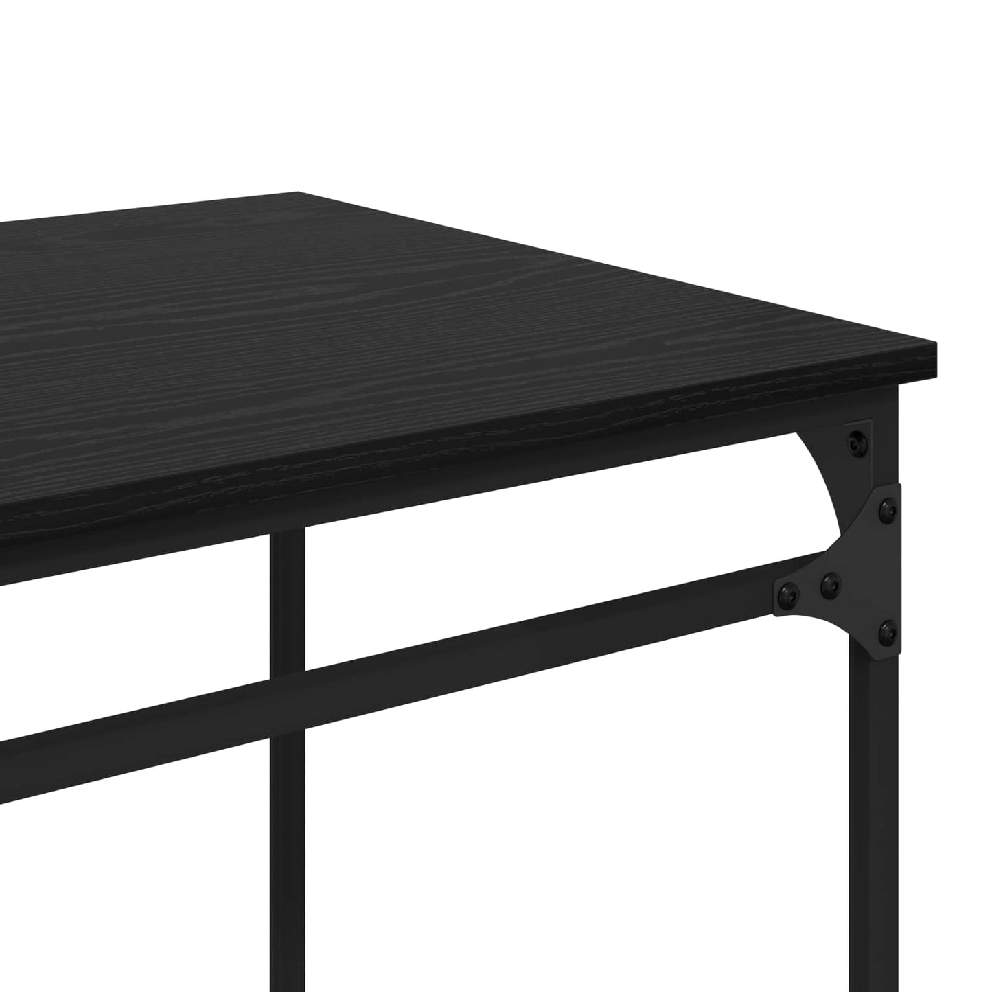 vidaXL Γραφείο Μαύρη Οξυά Επεξεργασμένο Ξύλο 105 x 50 x 90 cm