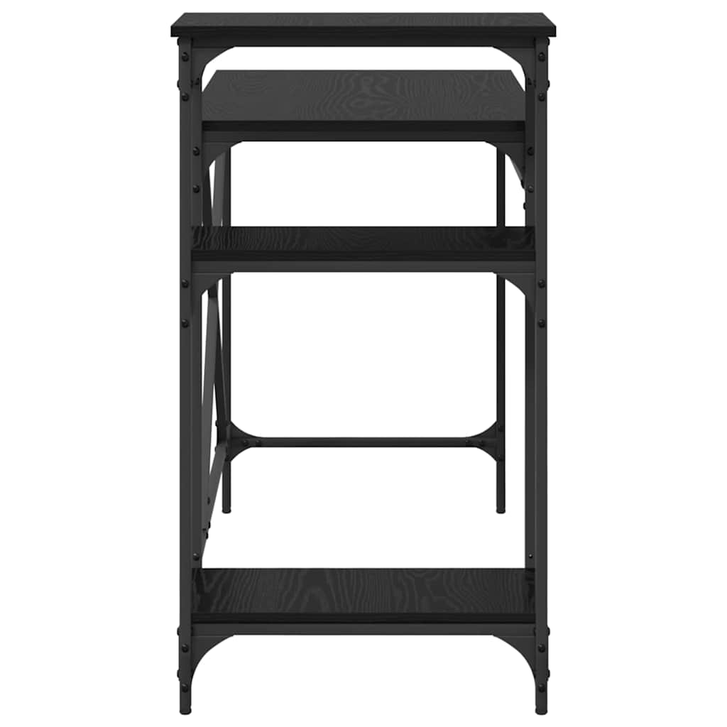 vidaXL Γραφείο Μαύρη Οξυά 105 x 50 x 90 cm Επεξεργασμένο ξύλο