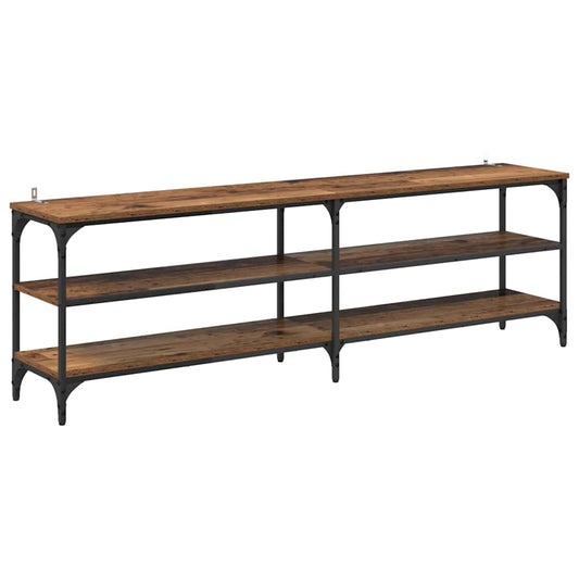 vidaXL Ντουλάπι TV Παλιό Ξύλο 160 x 30 x 50 εκ