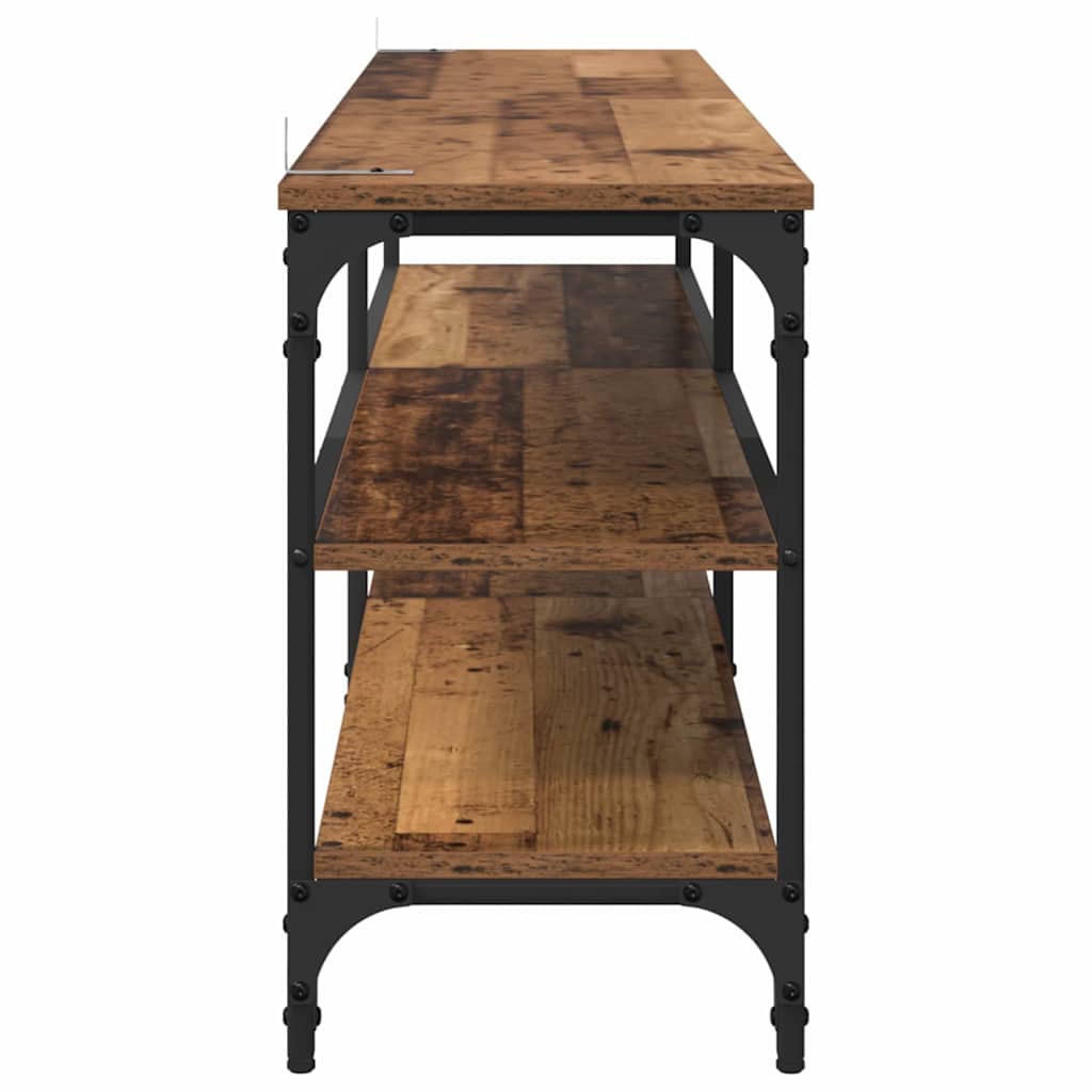 vidaXL Ντουλάπι TV Παλιό Ξύλο 160 x 30 x 50 εκ