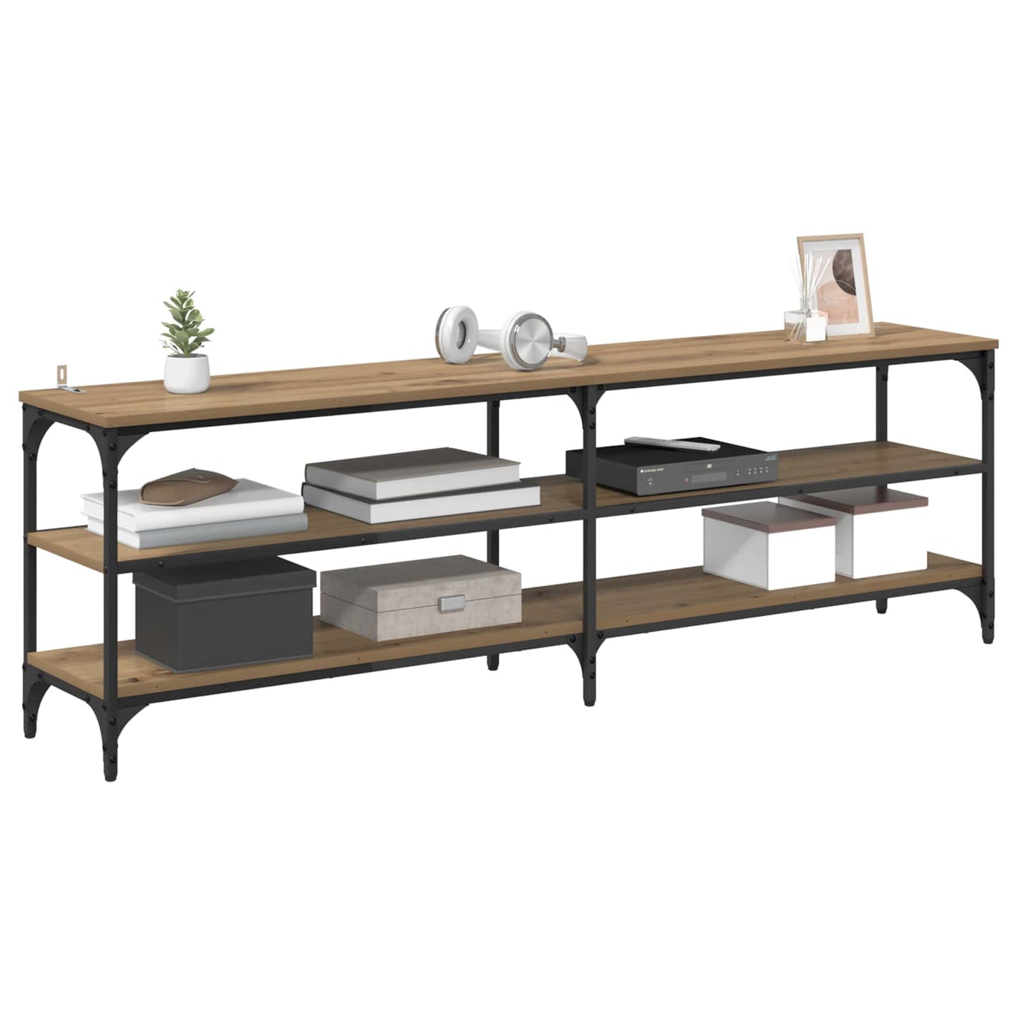 vidaXL Ντουλάπι TV 160 x 30 x 50 εκ Artisan Oak