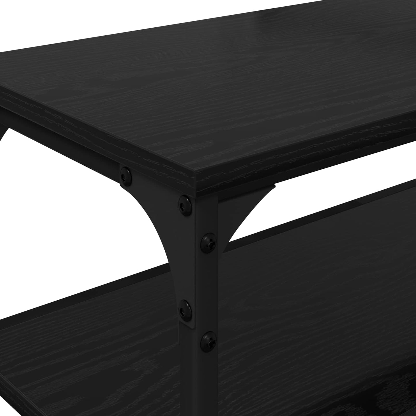 vidaXL Ντουλάπι TV 160 x 30 x 50 εκ Μαύρη Οξυά