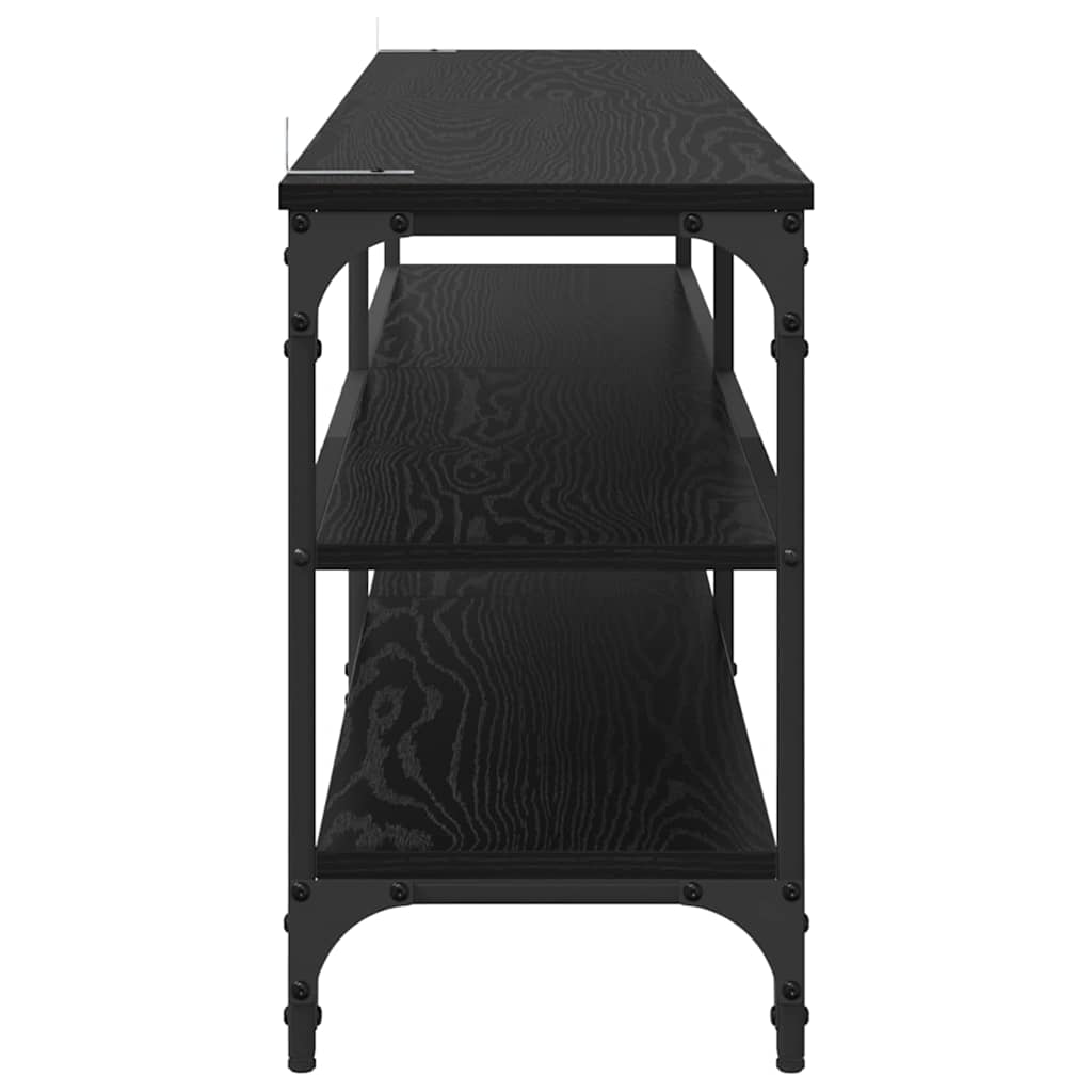 vidaXL Ντουλάπι TV Μαύρη Οξυά 160 x 30 x 50 εκ