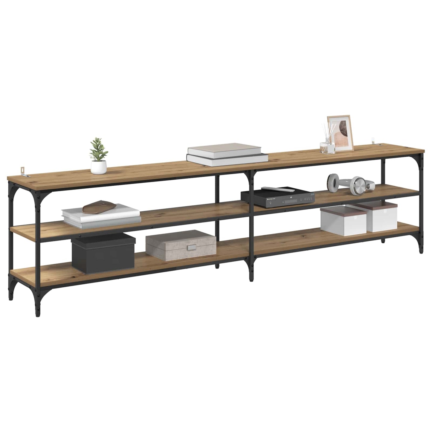vidaXL Ντουλάπι TV 200 x 30 x 50 cm Artisan Oak