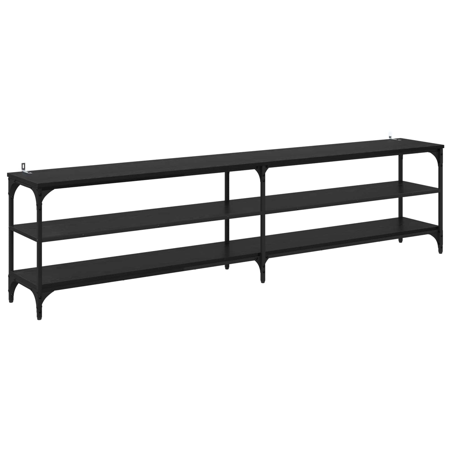 vidaXL Ντουλάπι TV 200 x 30 x 50 cm Μαύρη Οξυά