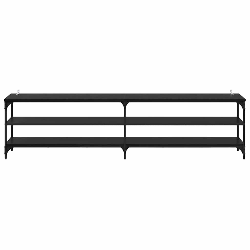 vidaXL Ντουλάπι TV Μαύρη Οξυά 200 x 30 x 50 cm