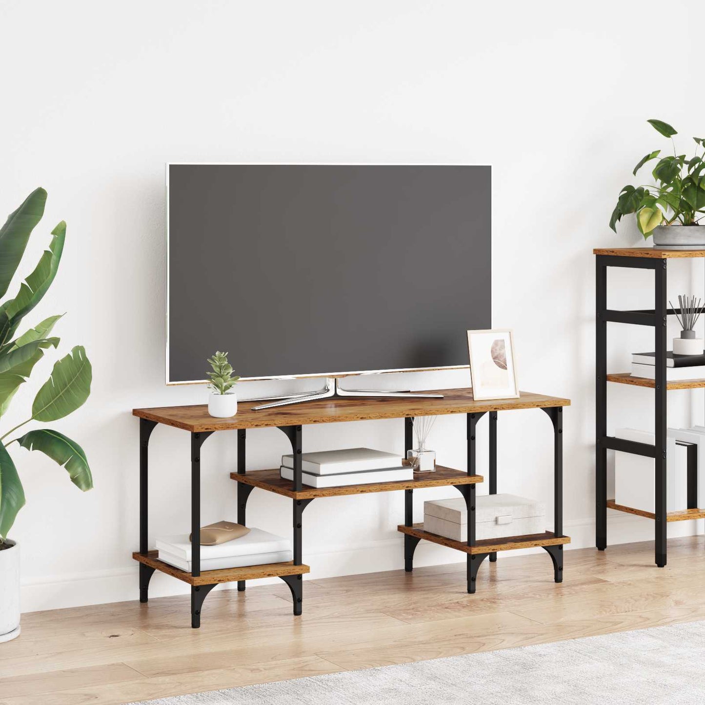 vidaXL Ντουλάπι TV Παλιό Ξύλο 102 x 35 x 45,5 εκ