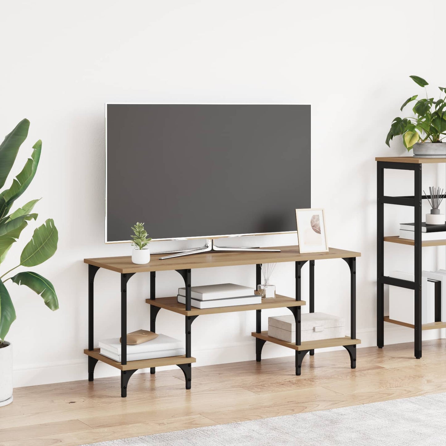 vidaXL Ντουλάπι TV 102 x 35 x 45,5 εκ Artisan Oak
