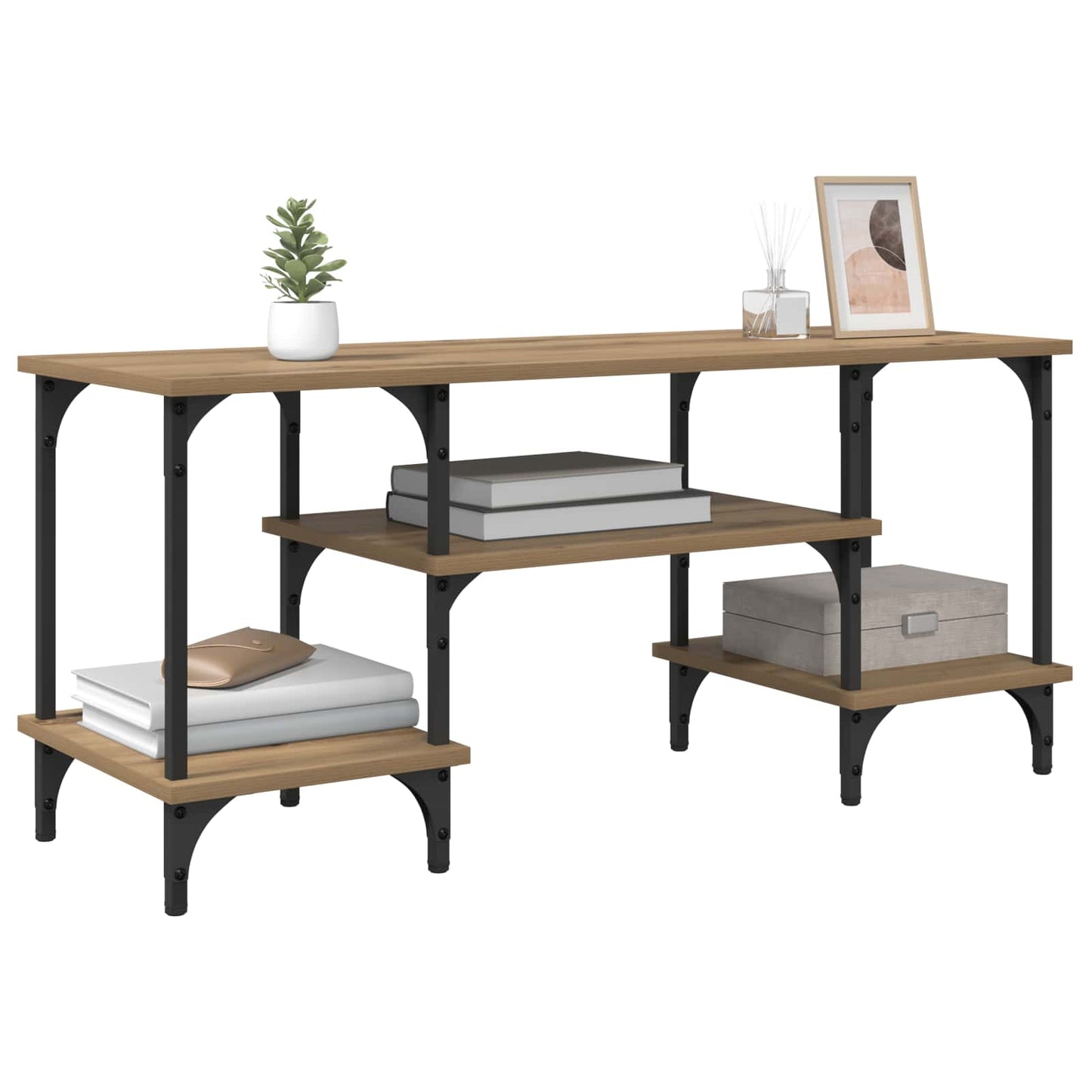 vidaXL Ντουλάπι TV 102 x 35 x 45,5 εκ Artisan Oak