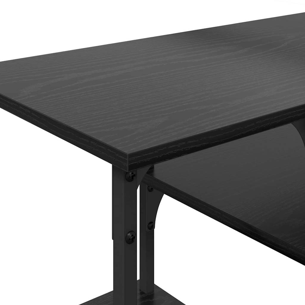 vidaXL Ντουλάπι TV Μαύρη Οξυά 102 x 35 x 45,5 εκ