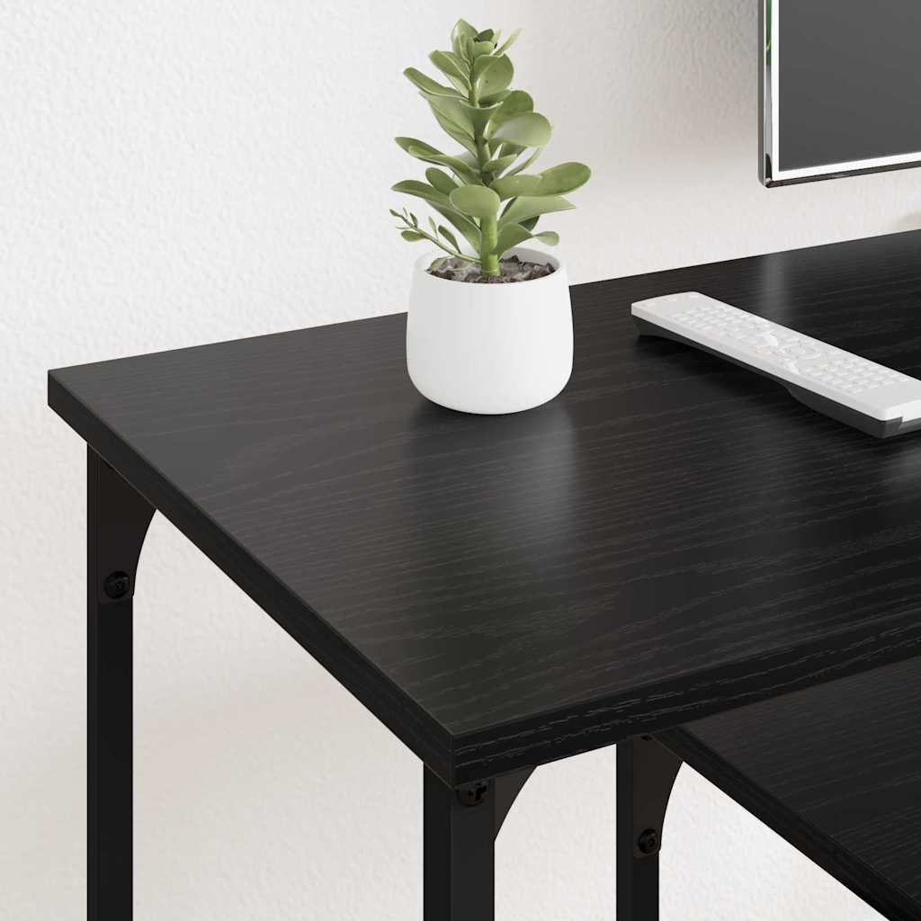 vidaXL Ντουλάπι TV Μαύρη Οξυά 102 x 35 x 45,5 εκ