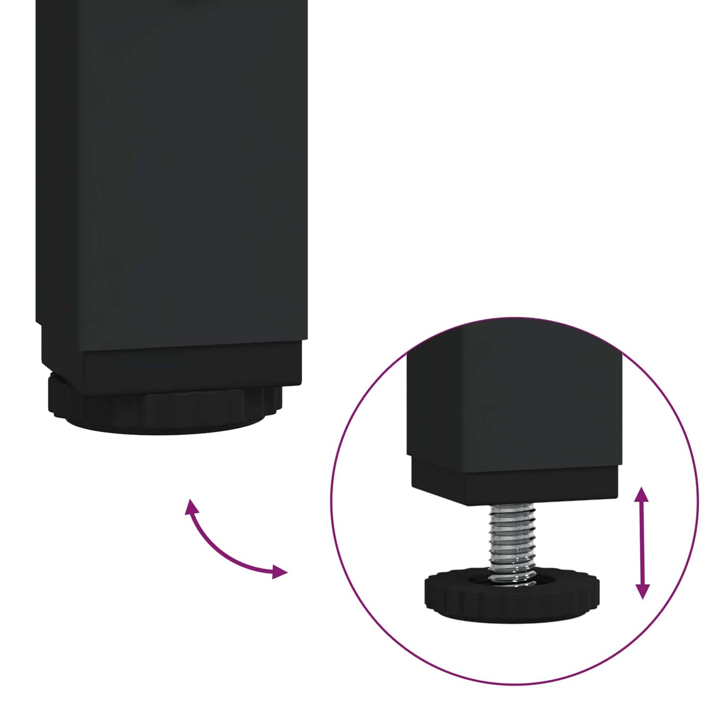 vidaXL Ντουλάπι TV Μαύρη Οξυά 102 x 35 x 45,5 εκ