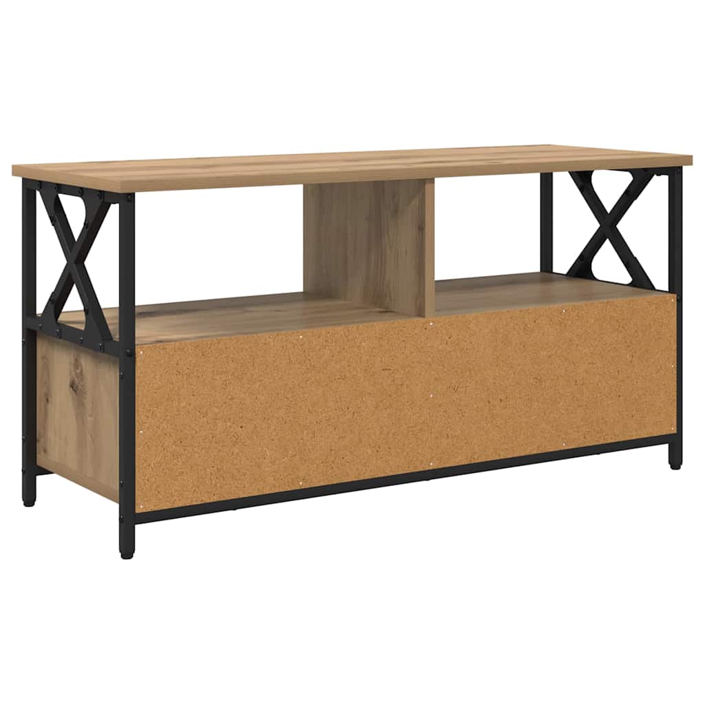 vidaXL Ντουλάπι TV με συρτάρι Artisan Oak 90 x 33 x 45 εκ