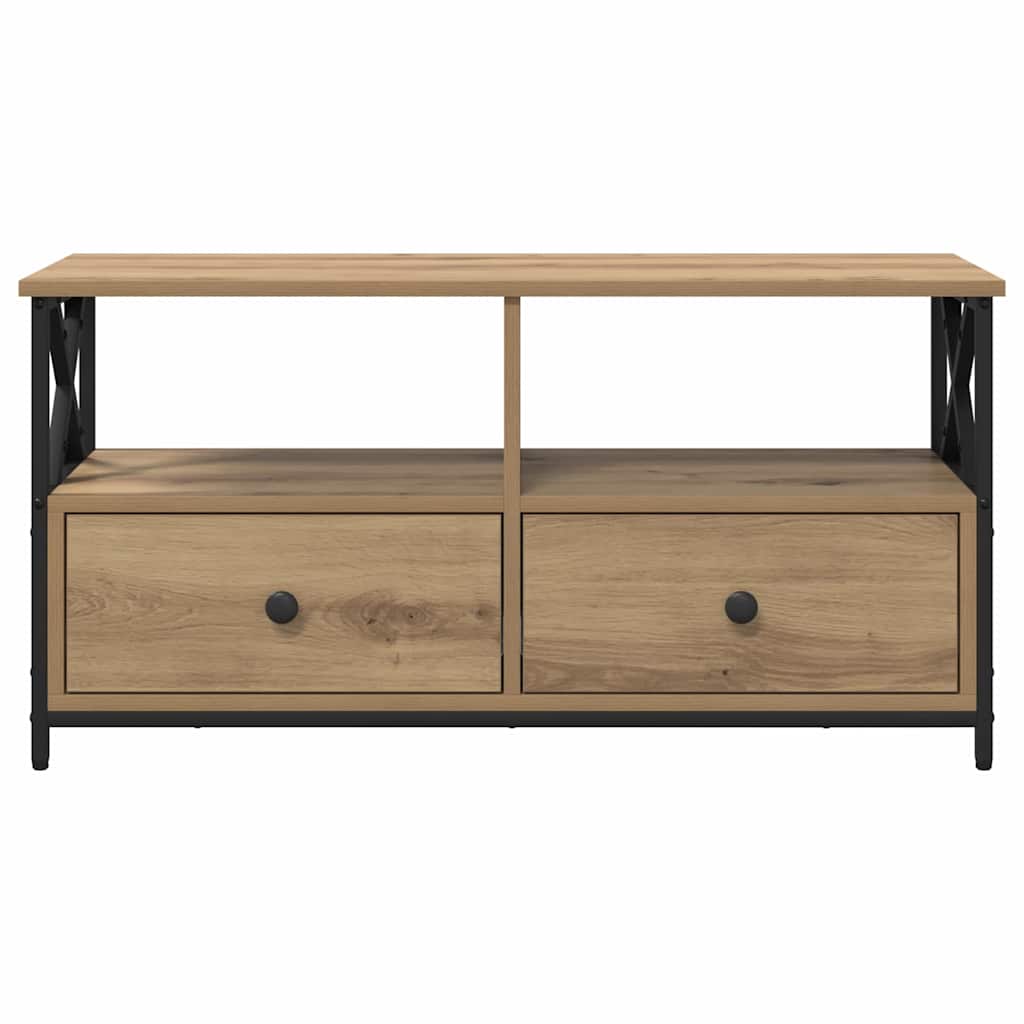vidaXL Ντουλάπι TV με συρτάρι Artisan Oak 90 x 33 x 45 εκ