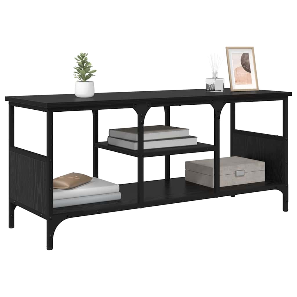 vidaXL Ντουλάπι TV Μαύρη Οξυά 100 x 35 x 45 εκ.